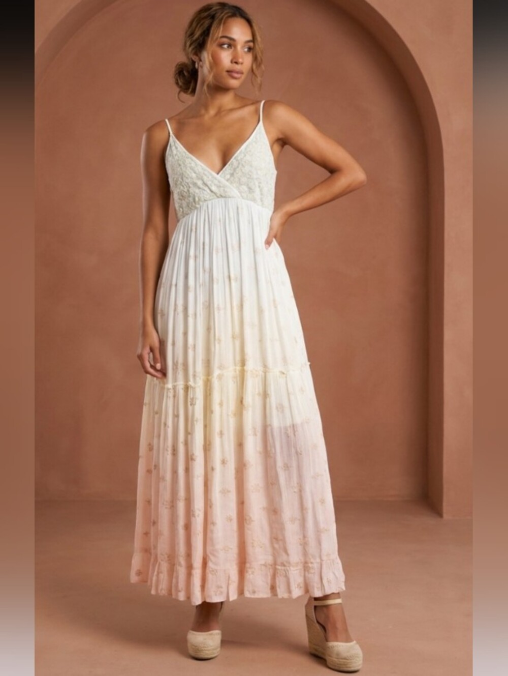 Ranee's Tiered Ombre Maxi Dress